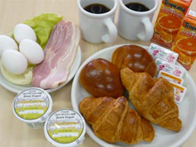 自分で作る朝食材